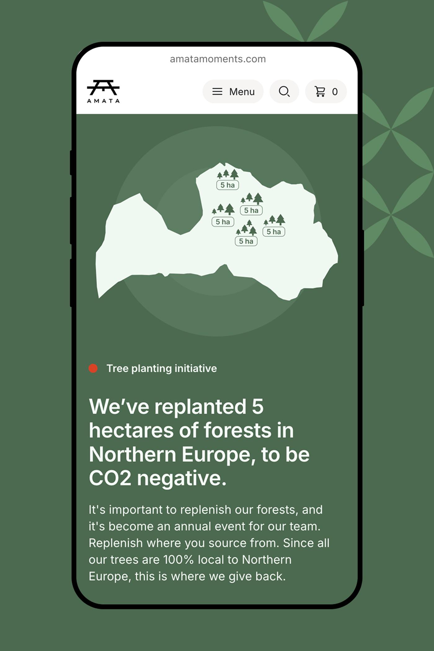 Amata mobile tree planting