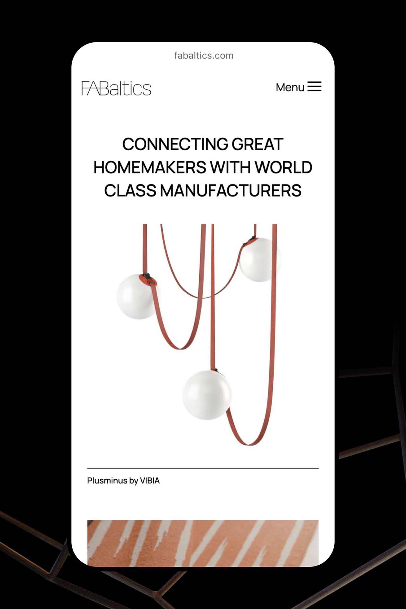 Fabaltics mobile lamp section