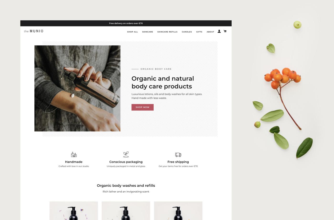 Themunio b2c skincare