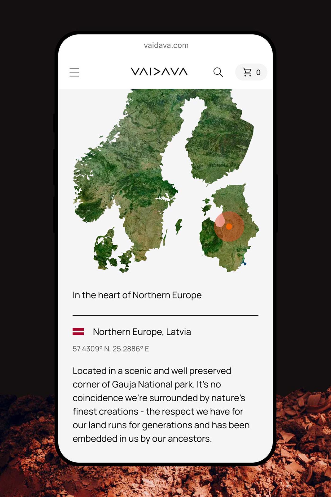Vaidava mobile location map